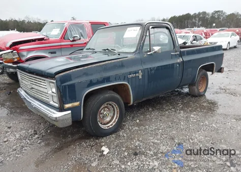 1984 Chevrolet C10 z USA, uszkodzony, nr VIN 1GCCC14H1EF367259